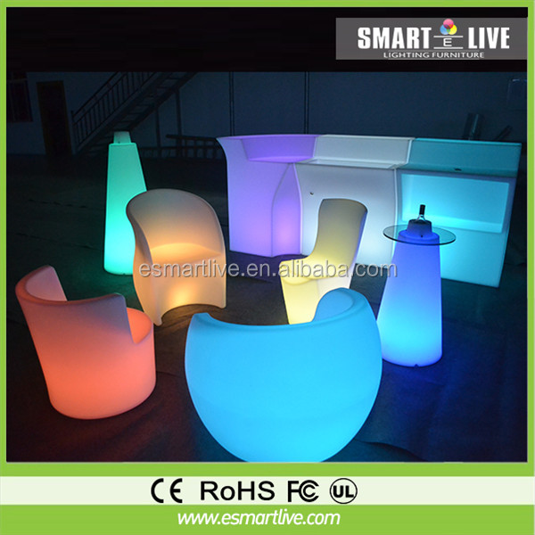 Portable comptoir de bar/comptoir de bar meubles/led bar
