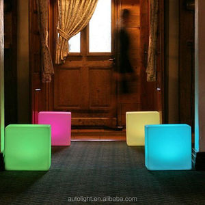 YS 30 cm Colores Que Cambian Noche LED Recargable Cubo Silla, Ideal para Uso En Interiores y Al Aire Libre Camino de - Product Image 5