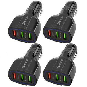 هاتف محمول محمول ممتاز QC 3 منافذ شاحن سيارة <span class=keywords><strong>USB</strong></span> سريع للهاتف المحمول - Product Image 3