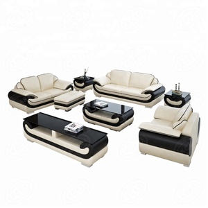 Thiết Kế Sang Trọng Ý Hình Dạng Da Sofa Đặt Phong Cách Châu Âu 3 2 <span class=keywords><strong>1</strong></span> Chỗ Ngồi Sofa Da Và 10 Chỗ Ngồi Ghế Sofa - Product Image 2