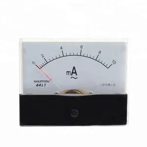 44L1 10mA Rectangle Panel AC 0-30A Analog Ammeter Meter Gauge Class 2.5 Accuracy