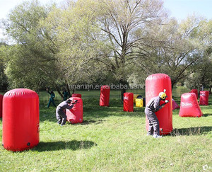 Campo de Speedball Inflable Personalizado para Exteriores, Búnkeres de Paintball Inflables Sup Air - Product Image 1