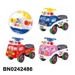 JK TOYS-camión <span class=keywords><strong>de</strong></span> <span class=keywords><strong>bomberos</strong></span> para niños, juguete con música y luz <span class=keywords><strong>de</strong></span> policí<span class=keywords><strong>a</strong></span> - Product Image 6