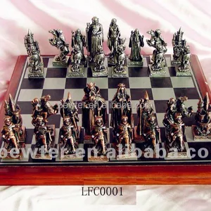 Bronze LORD metal Chess set