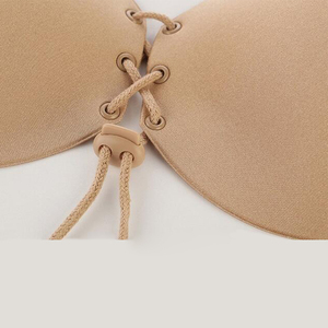 Femmes Silicone Soutien-Gorge Invisible Push Up Bâton Sur Auto-Adhésif Avant Laçage femmes fly <span class=keywords><strong>de</strong></span> Bras Bretelles <span class=keywords><strong>dos</strong></span> <span class=keywords><strong>nu</strong></span> - Product Image 4