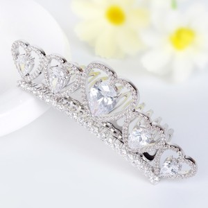 Teemi free shipping wholesale Princess Heart Design hair accessories luxury Cubic bag zircon Rhinestone - Product Image 3