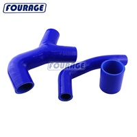 Kit de durites de radiateur en caoutchouc de silicone Flexible Fourage pour Mercedes Smart 451 1.0T