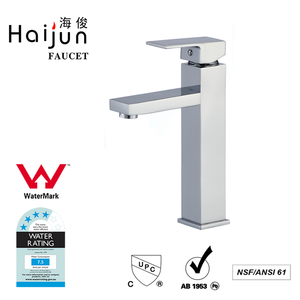 Grifo de Lavabo Cuadrado Cromado WaterMark WELS, Mezclador de Agua para Baño, Grifo de un Solo Orificio, Sin Plomo, para el Mercado Australiano - Product Image 3