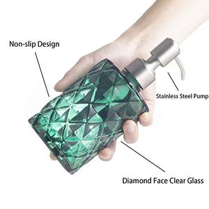 Commercio all'ingrosso di <span class=keywords><strong>Vetro</strong></span> Pompa Bottiglia Bottiglia di Schiuma Dispenser di <span class=keywords><strong>Sapone</strong></span> con Pompa In Acciaio Inox - Product Image 3