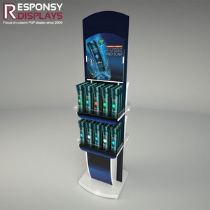 <span class=keywords><strong>Acrylic</strong></span> sàn hiển thị đứng cho mỹ phẩm và dầu gội đầu với Kệ khay và tủ cho các cửa hàng bán lẻ vẻ đẹp - Product Image 3