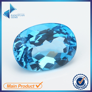 <span class=keywords><strong>Piedra</strong></span> de <span class=keywords><strong>Topacio</strong></span> <span class=keywords><strong>Azul</strong></span> Natural de Corte Ovalado de Gran Tamaño - Product Image 5