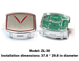 Bouton poussoir d'ascenseur, bouton d'appel de l'ascenseur, Xinda interrupteur à bouton-poussoir d'ascenseur ZL-30 - Product Image 3