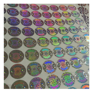 Personnalisé logo transparent autocollant étiquette en papier réutilisables épais 3D <span class=keywords><strong>mur</strong></span> miroir enduit paillettes pour bouteille tissus feuille d'aluminium - Product Image 3