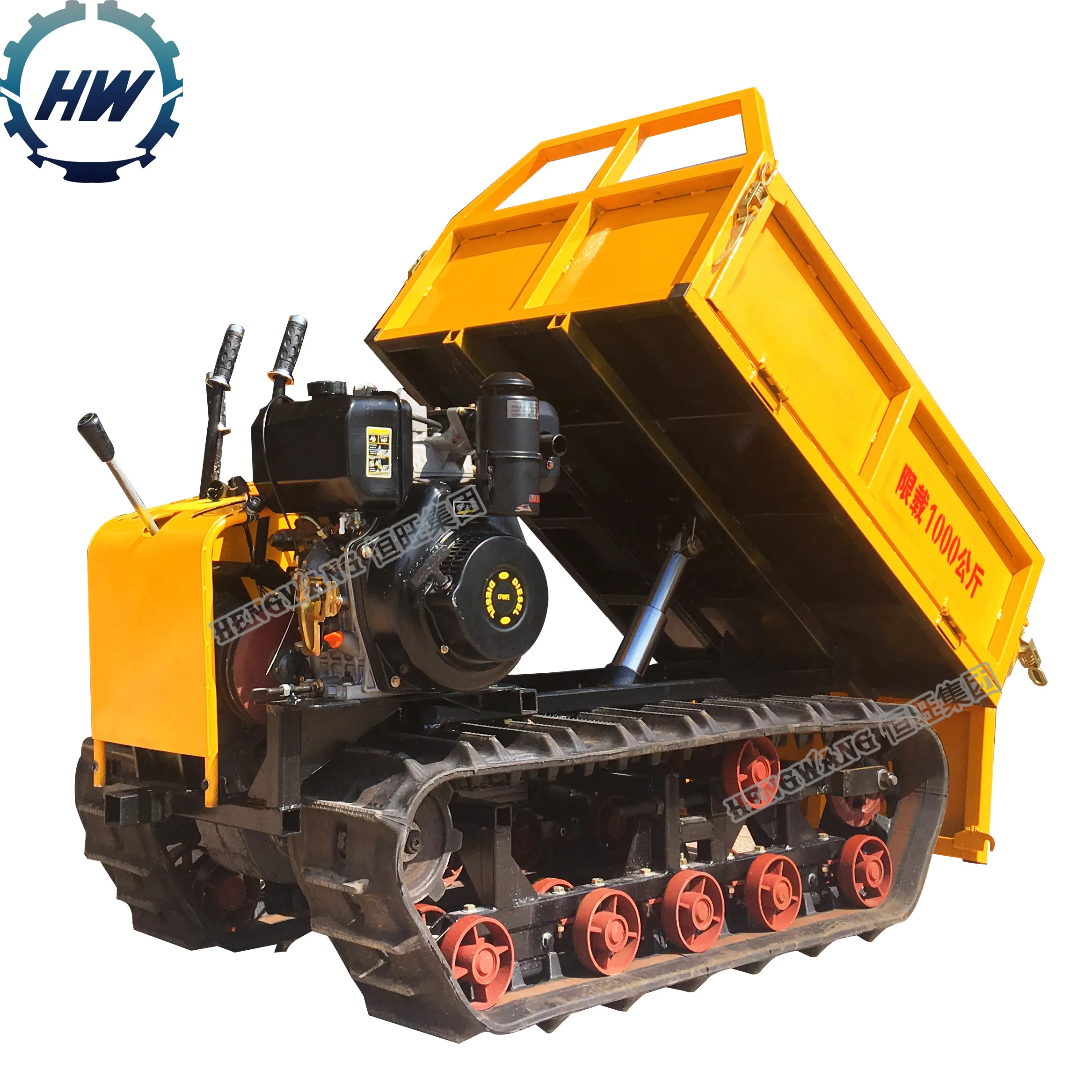 Construction machinery 1000 กก. mini crawler รถบรรทุกสำหรับขาย