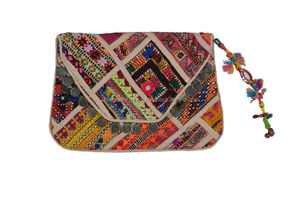 New Arrival Handmade Royal Velvet Multi-Color Tiger <b>Broach</b> Clutch Purses Women Unique Bridal Evening Accessory Metal Chain Box - Product Image 2