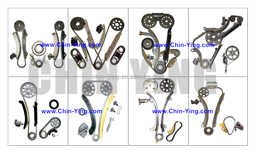 Timing Chain Kit With Guides For Nissan QR20 QR25DE Engine (X-Trail, Altima, Sentra)