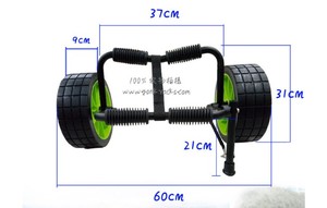 Yonk Deluxe nhôm thuyền tàu sân bay Chất lượng cao canoe Dolly Mini giỏ hàng tùy chỉnh CuộN container Kayak phụ kiện xe đẩy - Product Image 3