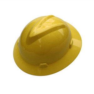 قبعة صلبة عصرية من النوع V HDPE ABS بيضاء من حافة كاملة وواسعة - Product Image 1