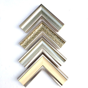 J07034 Series <strong>Gallery</strong> Brass Picture <strong>Frames</strong> with Black Mats Polystyrene Picture <strong>Frame</strong> Moulding Custom OEM ODM Manufacturer - Product Image 3