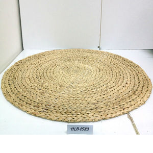 Tapis ronds au Vietnam / Tapis en jacinthe d'eau fait main / Tapis pour la décoration de la maison (HC 20090) - Product Image 5