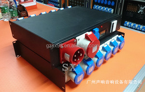 6 voies 16a/3pin Weipu Plug monophasé <span class=keywords><strong>Power</strong></span> Distro Metal Box Motion Labs Socapex <span class=keywords><strong>Power</strong></span> Distro - Product Image 4