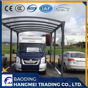 Unida al aire libre de <span class=keywords><strong>aluminio</strong></span> metal cochera - Product Image 1