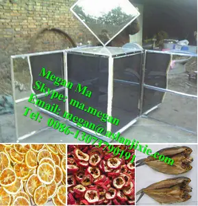 Secador solar de verduras, deshidratador solar de frutas y pescado de acero inoxidable