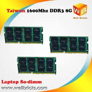 Taiwan Online 100% Getest Originele Chips Ram Ddr3 8Gb Laptop