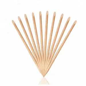 Double Ended Manicure and <strong>Pedicure</strong> <strong>Tools</strong> Orange Wooden Nail Sticks Free Sample Manicure Sticks for Nail Art Beauty - Product Image 1
