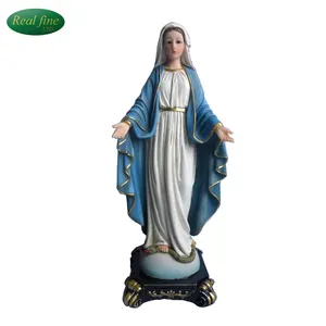 Estatua de la Virgen María en la serpiente, ropa azul, venta