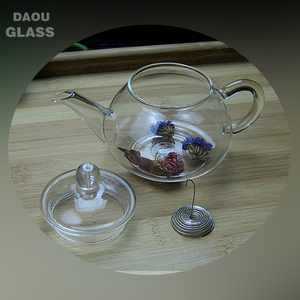 Nhiệt-chống rõ ràng nhỏ mini Glass ấm trà cà phê Tea Pot <span class=keywords><strong>Set</strong></span> Flower Tea Kettle với xử lý và nắp - Product Image 5