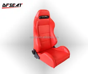 赛车座椅 pvc 皮革或织物可调电动成人汽车座椅