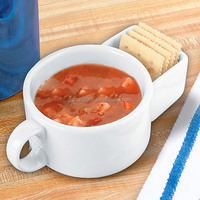 Tasse en Céramique Soupe et Biscuits avec Support à Biscuits, Tasse à Café Soupe et Biscuits ou Ensemble Bol à Céréales