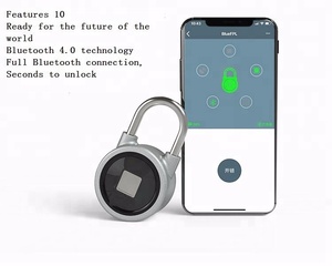 <span class=keywords><strong>Meilleur</strong></span> <span class=keywords><strong>cadenas</strong></span> de marque Globe, petit scanner biométrique d'empreintes digitales, <span class=keywords><strong>cadenas</strong></span> pour vélo d'extérieur - Product Image 3