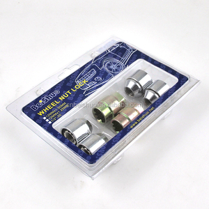 Hot Sale 4+2PCS Chrome Racing Car <strong>Wheel</strong> <strong>Lock</strong> Set - Product Image 4