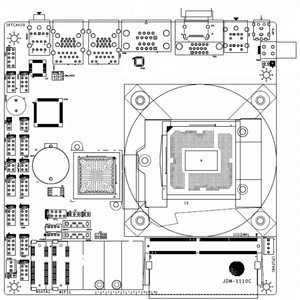 Intel H110 Dual Lan công nghiệp Bo mạch chủ với tích hợp đồ họa hỗ trợ 10 COM và <span class=keywords><strong>2</strong></span> LAN DDR4 Bộ nhớ sản phẩm mới - Product Image 4