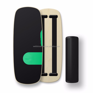 Planche <span class=keywords><strong>d</strong></span>'<span class=keywords><strong>équilibre</strong></span> avancée en bois Wellshow Sport Exercise avec <span class=keywords><strong>rouleau</strong></span> pour améliorer l'<span class=keywords><strong>équilibre</strong></span> et les capacités motrices - Product Image 3