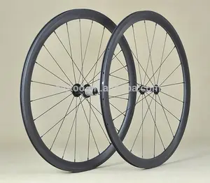 الصينية 700c الياف الكربون عجلة الدراجة الطريق، الفاجر كاربوني 38mm عن campagnolo 10/ 11s