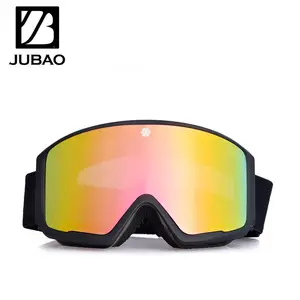 Schwarzer Rahmen Magnet linse benutzer definierte jede Farbe Linse Ski brille Snowboard brille Ski brille