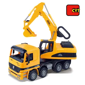 Mejor regalo de coche de fricción camión excavadora ingeniería juguete para los niños