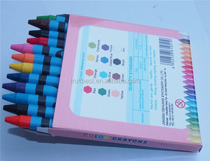 12 цветов карандаш для детей, корейские канцелярские принадлежности нетоксичный восковой мелок - Product Image 5