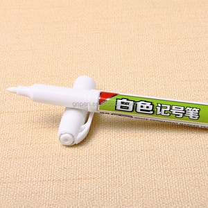 Marqueur permanent imperméable de couleur blanche, marqueur <span class=keywords><strong>indélébile</strong></span> <span class=keywords><strong>blanc</strong></span> - Product Image 5