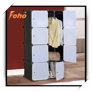 cubetti di plastica ad incastro 8 forma <span class=keywords><strong>l</strong></span> <span class=keywords><strong>armadio</strong></span> camera da letto fai da te - Product Image 1