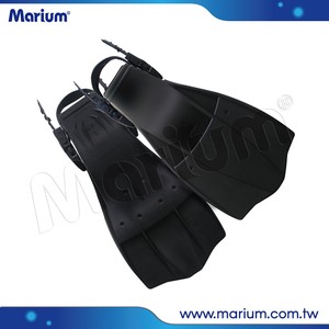 Quick Release Plastic Buckles Vented Open Heel Swimming Dive Fins - Product Image 2