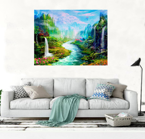 Kit de <span class=keywords><strong>peinture</strong></span> diamant 5D Paysages Naturels, Art de la <span class=keywords><strong>peinture</strong></span> diamant DIY, Artisanat artistique, <span class=keywords><strong>Peinture</strong></span> murale - Product Image 3