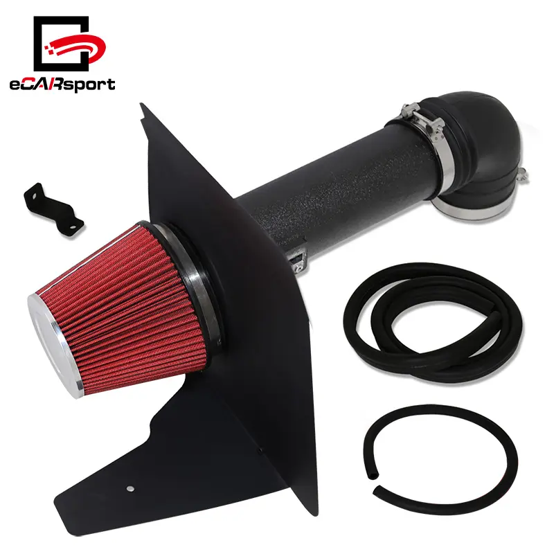 ECARsport Car Heat Shield Cold Air Intake Pipe For Chevrolet For Camaro SS V8 10-15