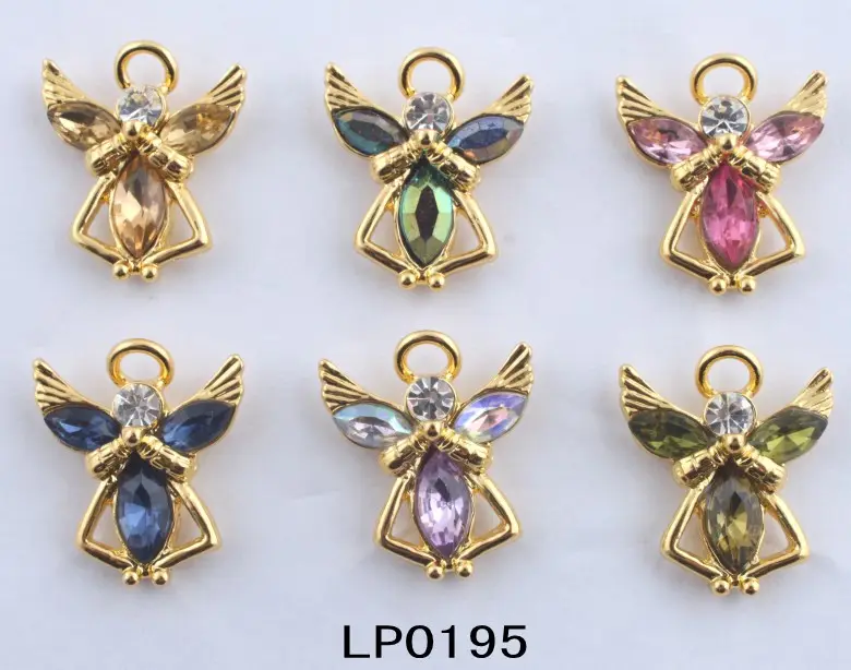 Angel Mini Brooch Factory Wholesale Gold Plated Colorful Rhinestone 2017 Yiwu Zinc Alloy Fashion Brooch Pins Picture 15-20 Days