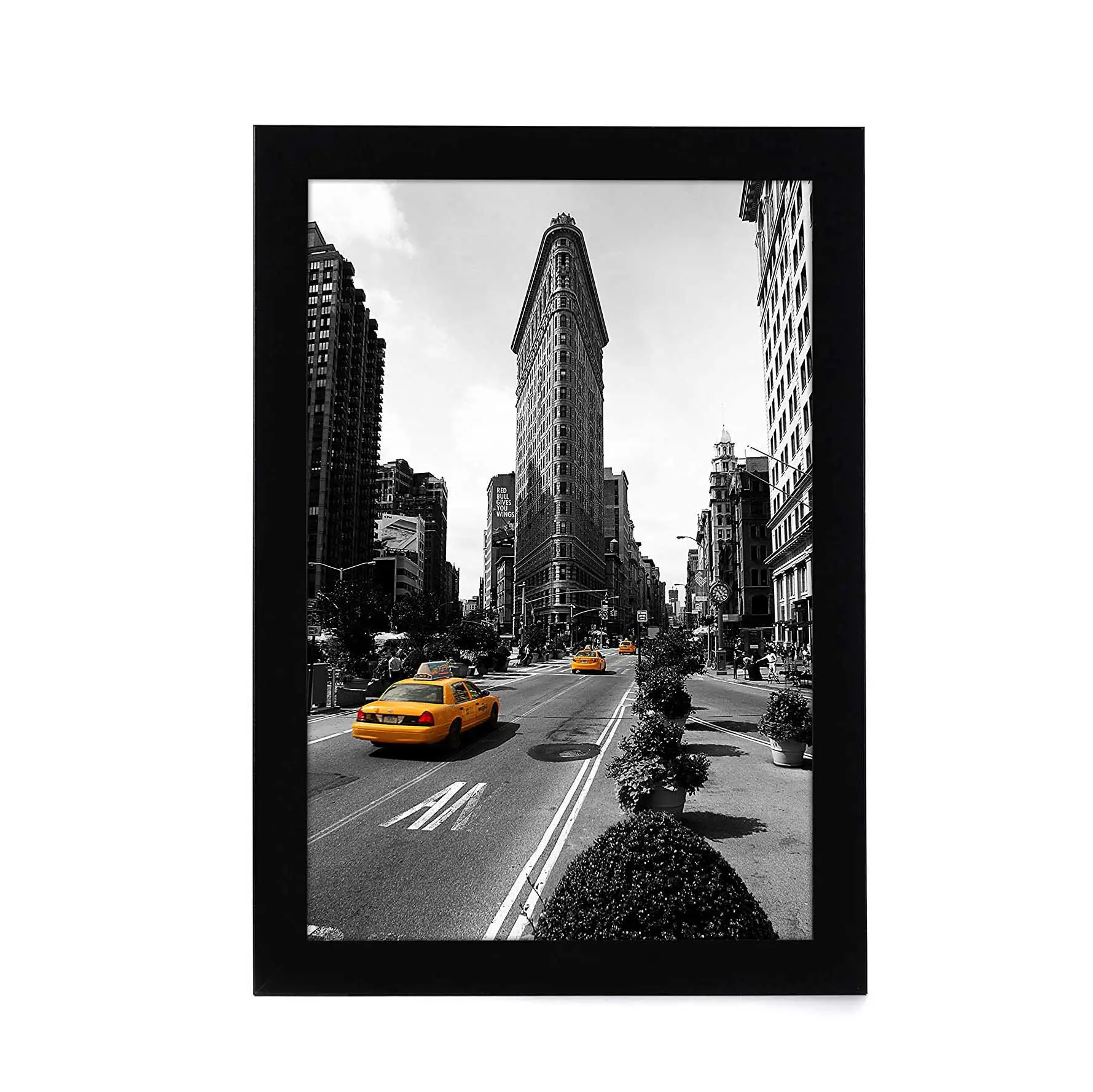 Hot Selling Wholesale Custom 11x17" Black Wall Hanging Print Picture Photo Frame Wooden Decorative Picture Frame Set Wall Photo