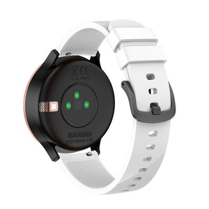 สายนาฬิกาซิลิโคนสำหรับ <span class=keywords><strong>Garmin</strong></span> <span class=keywords><strong>Vivoactive</strong></span> <span class=keywords><strong>3</strong></span>/<span class=keywords><strong>Vivoactive</strong></span> <span class=keywords><strong>3</strong></span>,สายสำหรับเปลี่ยนฟังเพลง /Vivomove Hr/vivomove 20มม. ปล่อยเร็ว - Product Image 2