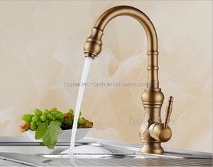 حنفيات مطبخ من النحاس الأصفر العتيق - Product Image 3